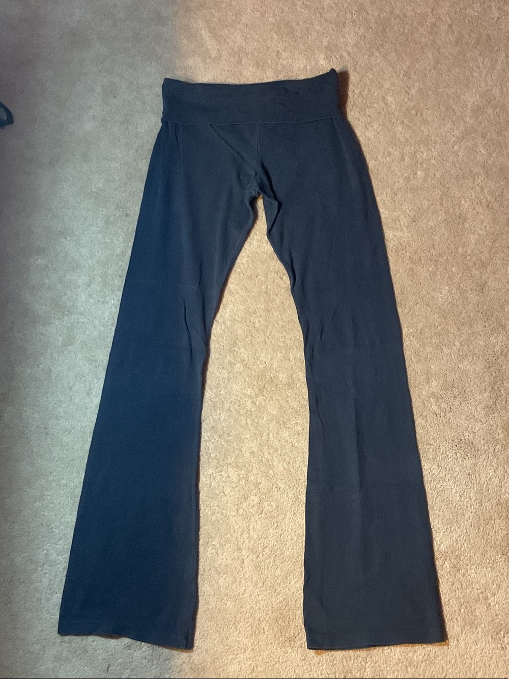 BRANDY MELVILLE Navy Flared Priscilla Pants